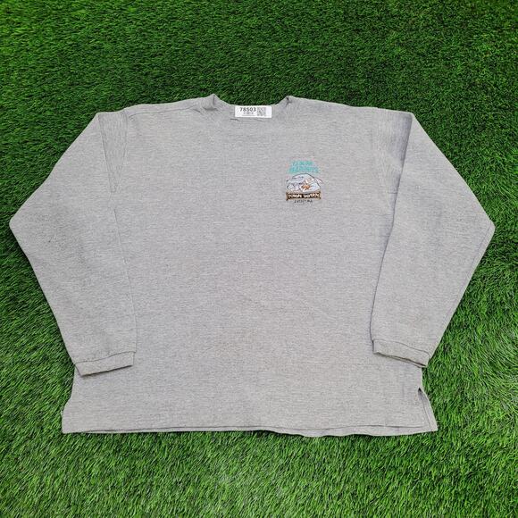 Vintage Dan-Marino Town Tavern Lightweight Sweatshirt L 23x24 USA Crop Boxy - Picture 1 of 10